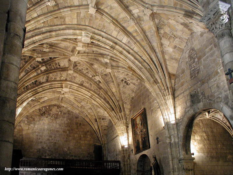 BVEDA GTICA DE LUNETOS Y NERVADURAS, EN LA NAVE